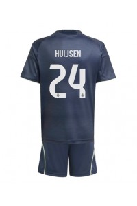 Real Madrid Dean Huijsen #24 Babytruitje Uit tenue Kind 2025-26 Korte Mouw (+ Korte broeken)